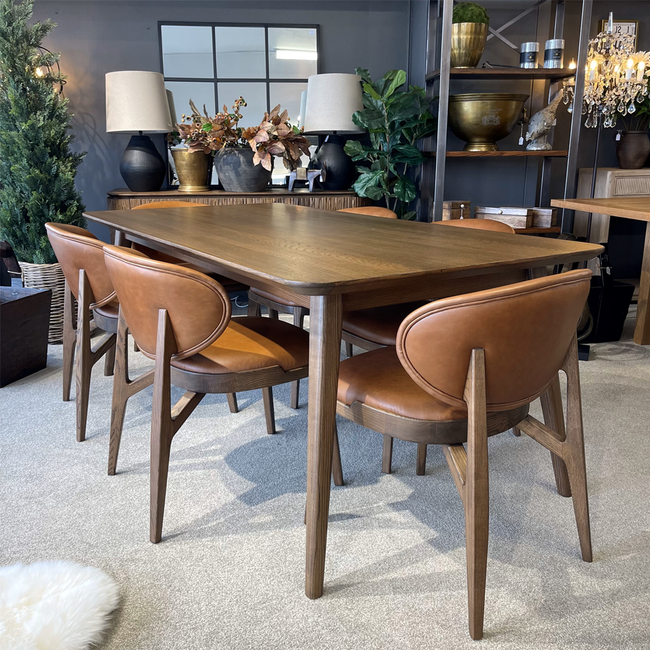 Riverton Dining Table - 200cm - Dark