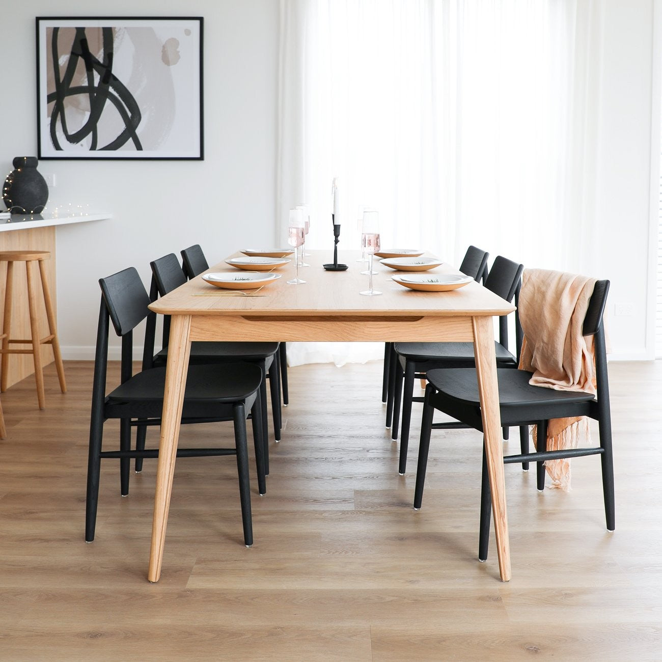 Rokke Dining Table - 220cm - Oak