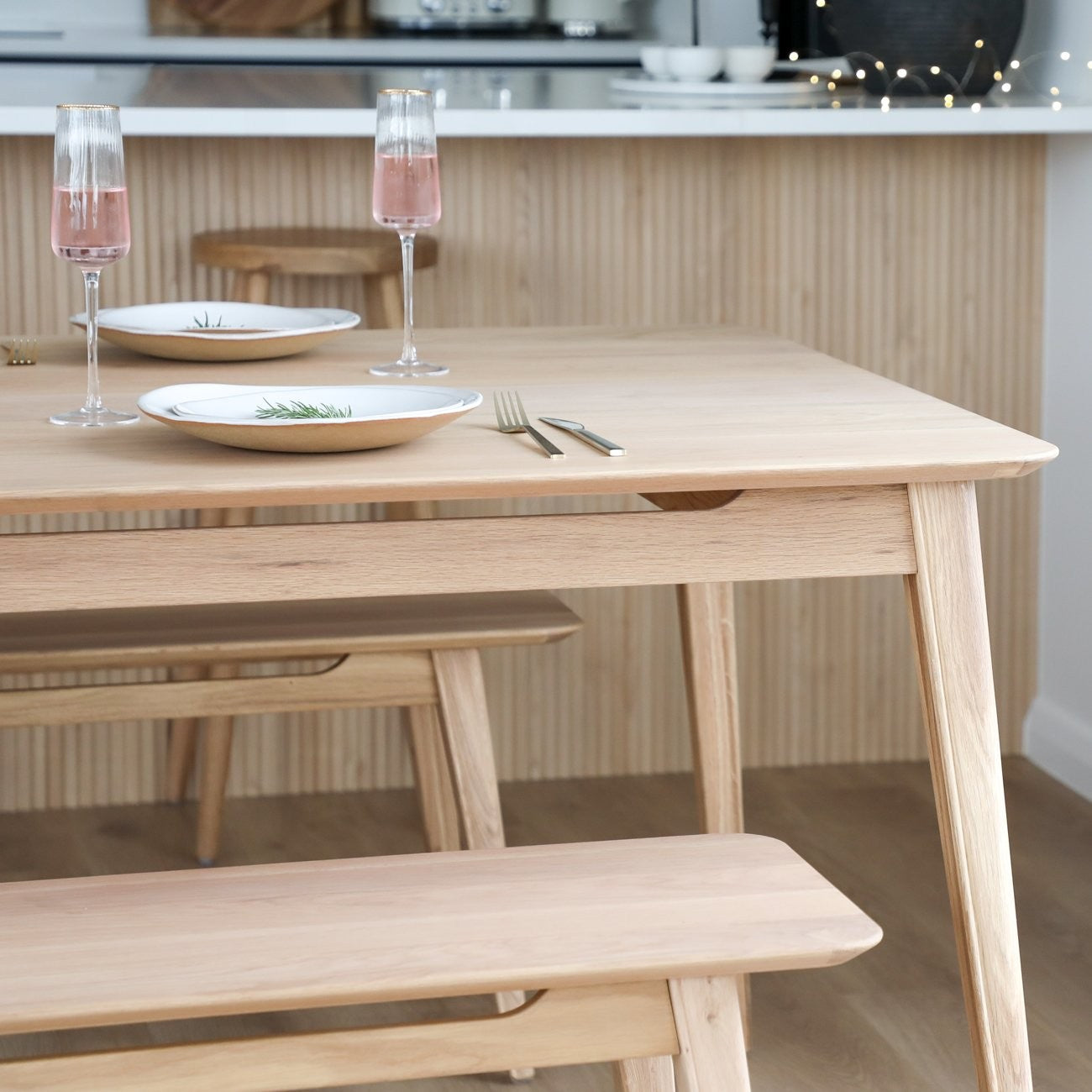 Rokke Dining Table - 220cm - Oak