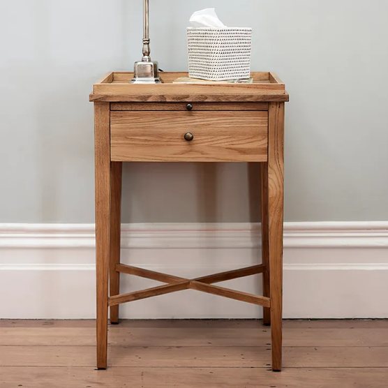 Sara Bedside Table - Natural