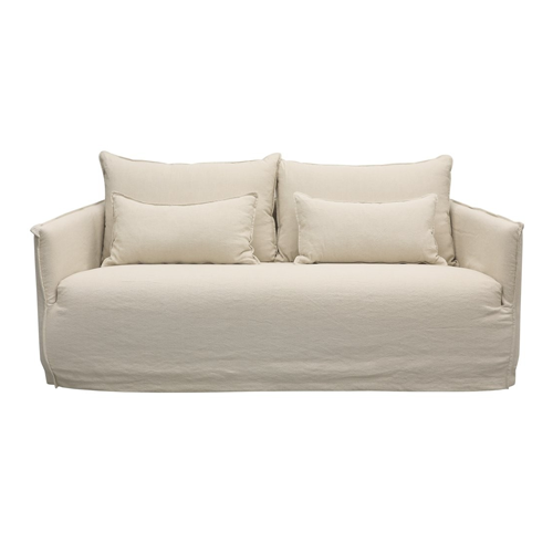 Seagrove Slipcover Sofa - 2.5 Seater - Natural