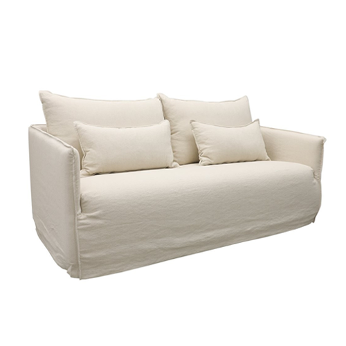 Seagrove Slipcover Sofa - 2.5 Seater - Natural