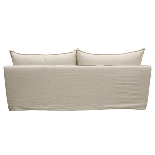 Seagrove Slipcover Sofa - 3 Seater - Natural