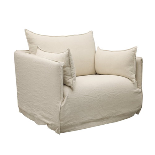 Seagrove Slipcover Armchair - Natural