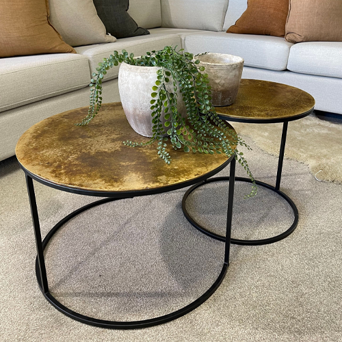 Sorrento Round Coffee Table - Nest of 2