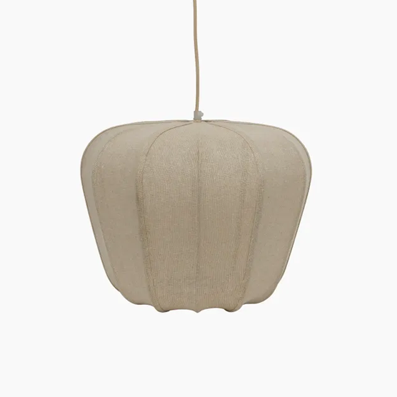 Thea Bell Chandelier - Natural - Small