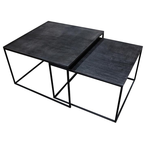 Toronto Coffee Table - Nest of 2 - Antique Black