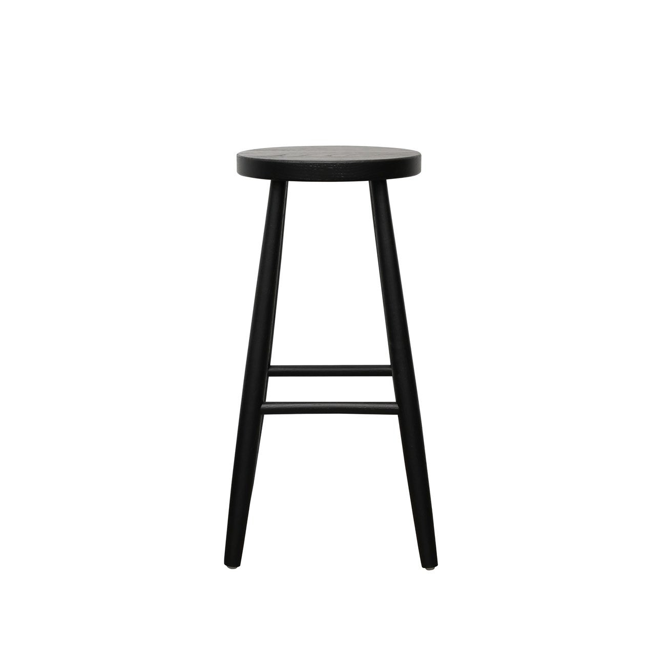 Vicchy Black Stool - 65cm