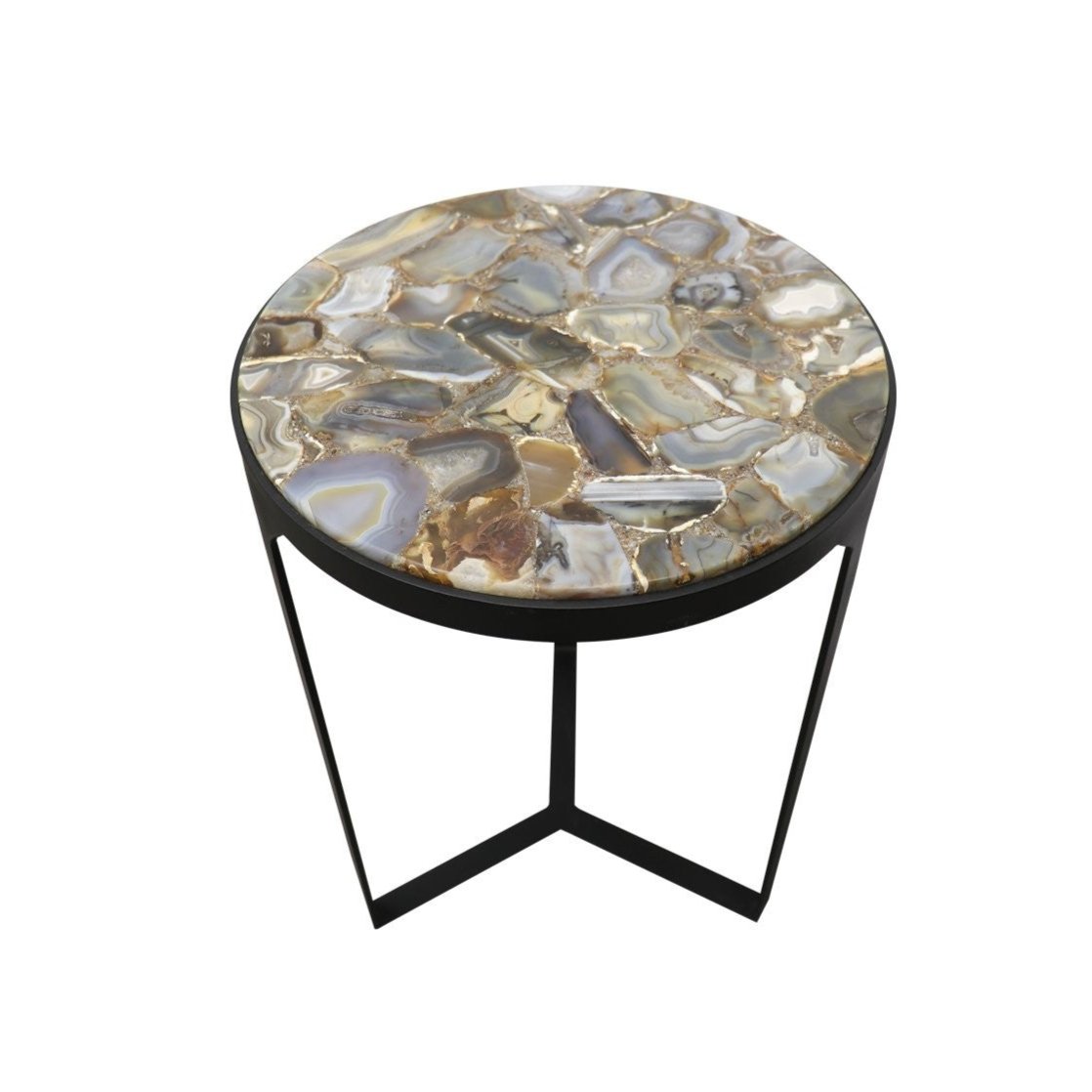 Visalia Agate Side Table