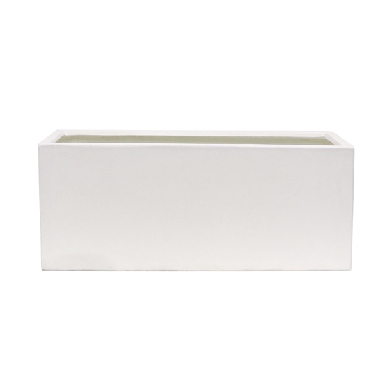 Waihou White Outdoor Planter - Medium