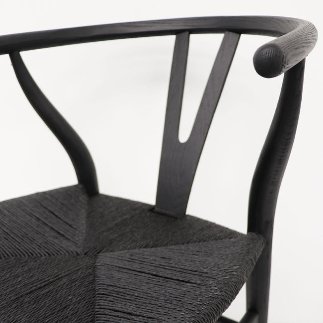 Wishbone Dining Chair - Black