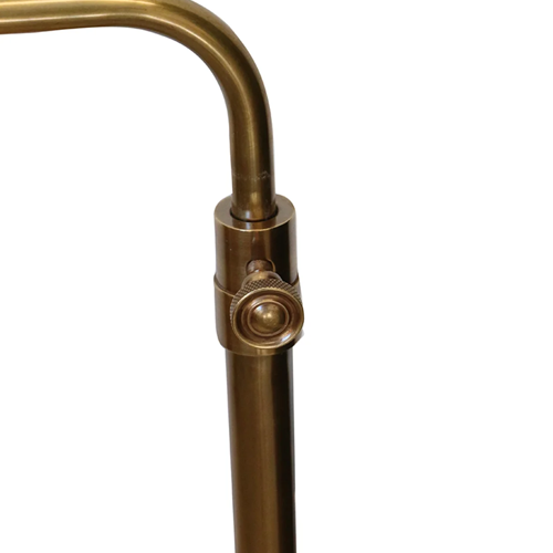 Apartmento Adjustable Floor Lamp - Antique Brass