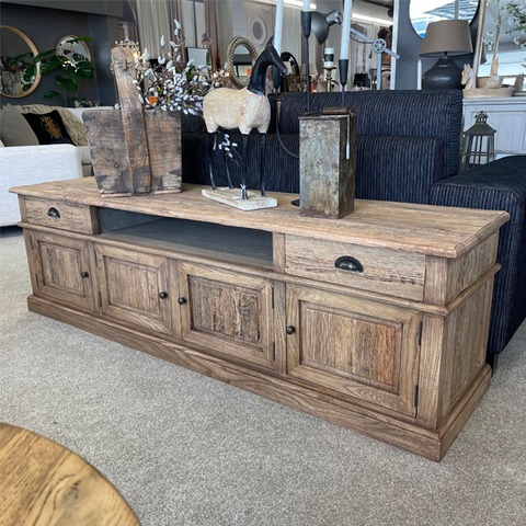 Hartley Entertainment Unit - Black Oak