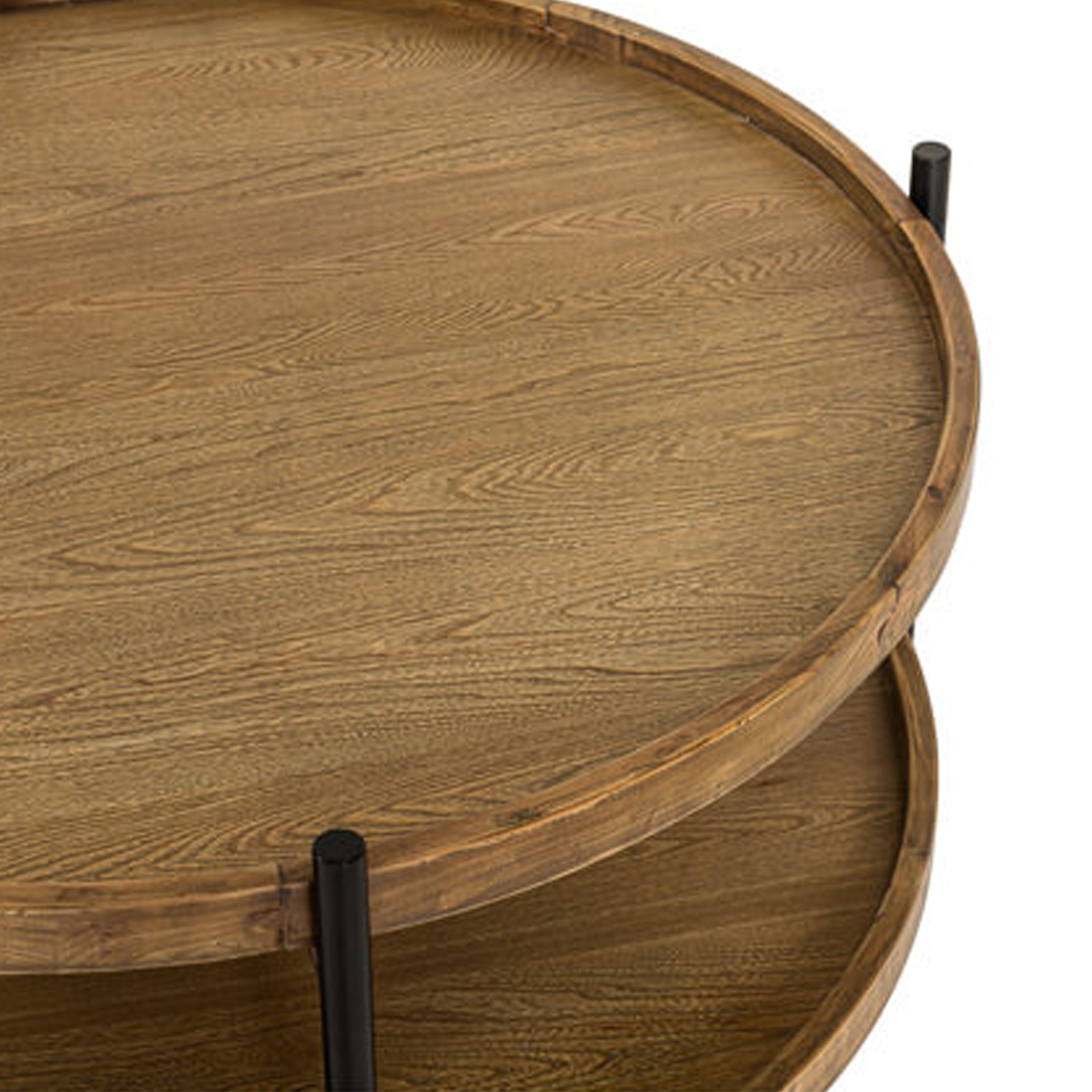 Blake Round Coffee Table - Natural - 100cm