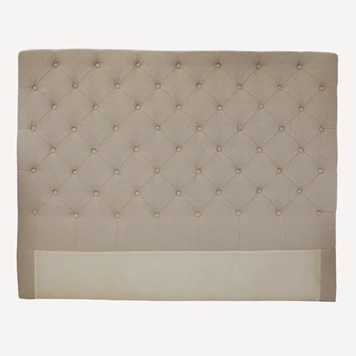 Linen Button Headboard - Natural - King/ Super King