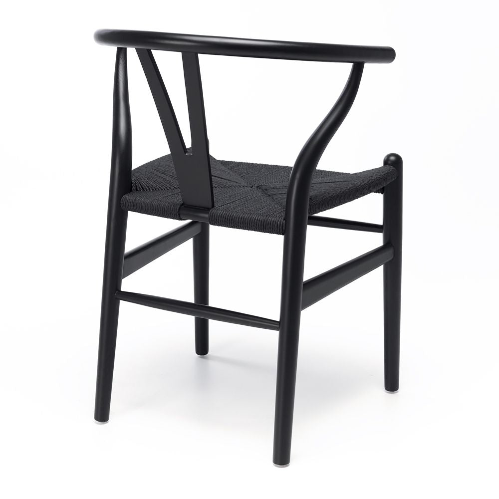 Wishbone Dining Chair - Black