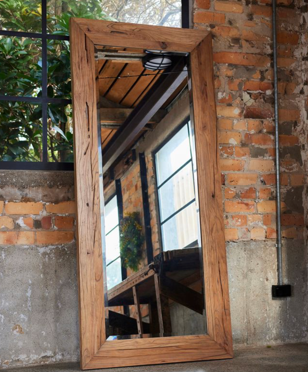 Reclaimed Elm Mirror