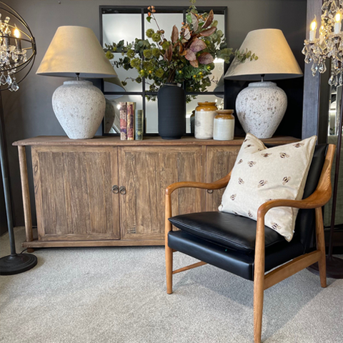 Stonyhurst Leather Sideboard