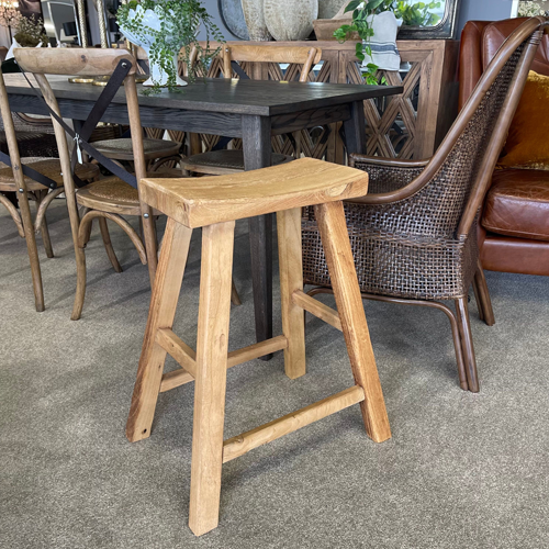 Pavia Barstool - Curved - Natural