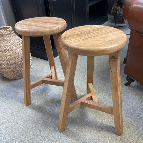 Pavia Barstool - Round - Natural