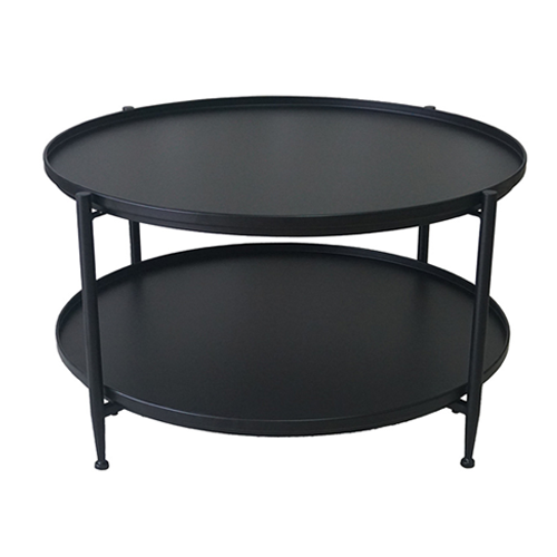 Saltza Round Coffee Table - Black