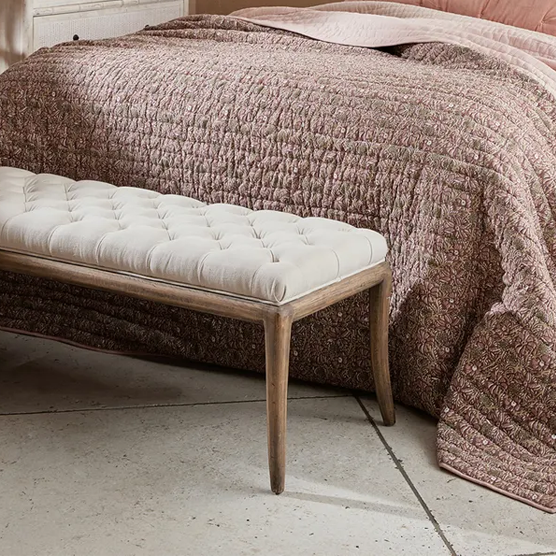 Sara Linen Bench