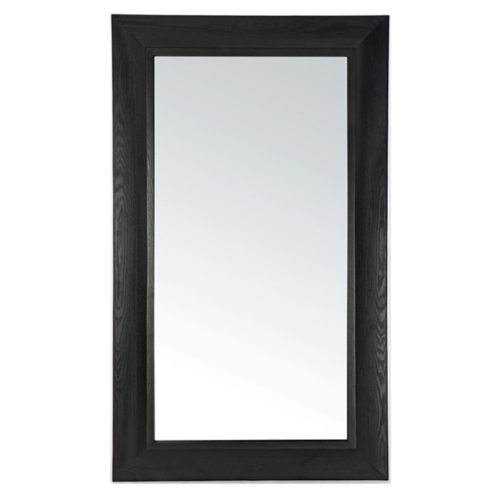 Milan Wooden Mirror - Black - 185cm