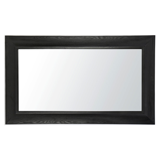 Wooden Mirror - Black - 185cm
