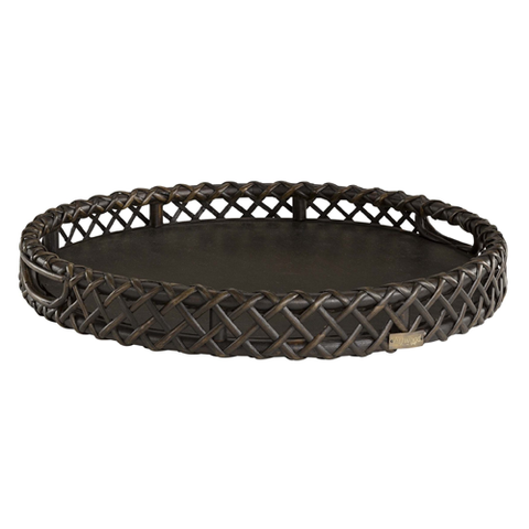 Artwood Rattan Round Tray