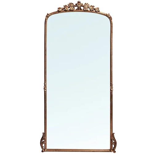 Bella Vita Leaner Dress Mirror - Gold Finish - 190cm