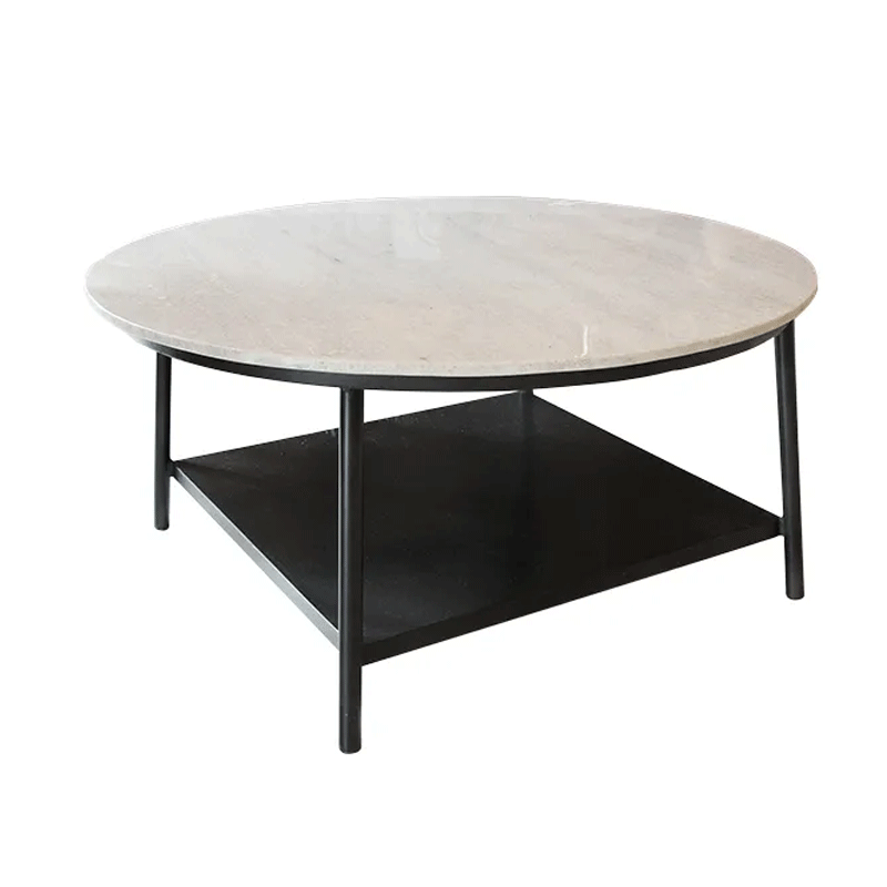 Celia Marble & Iron Coffee Table