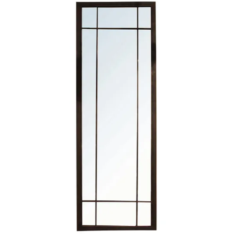 Square Iron Grid Mirror - 1000