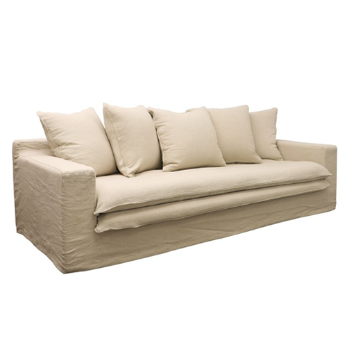 Keely Slipcover Sofa - Oatmeal