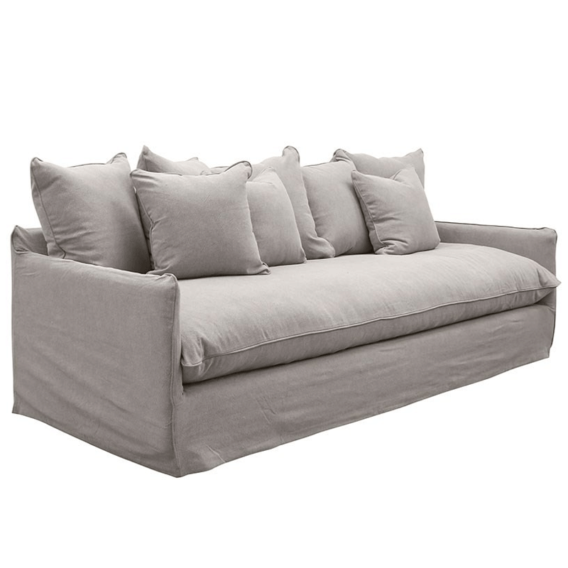 Lotus Slipcover Sofa - Cement