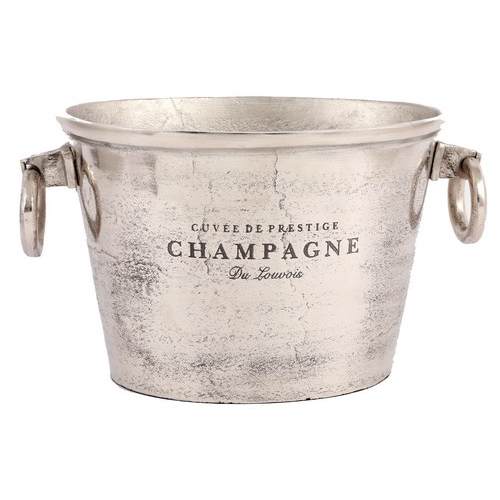 Prestige Champagne Bucket Aged Silver