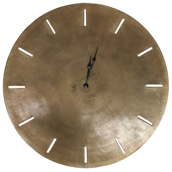 Sacramento Clock - Antique Brass Finish - 73cm – Greenslades Furniture