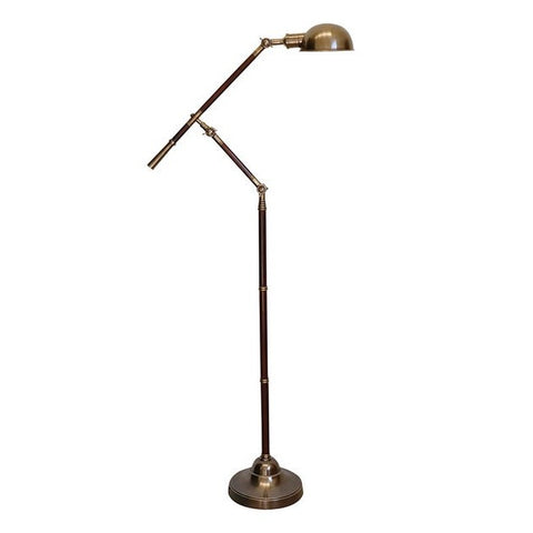 Apartmento Adjustable Floor Lamp - Silver Finish