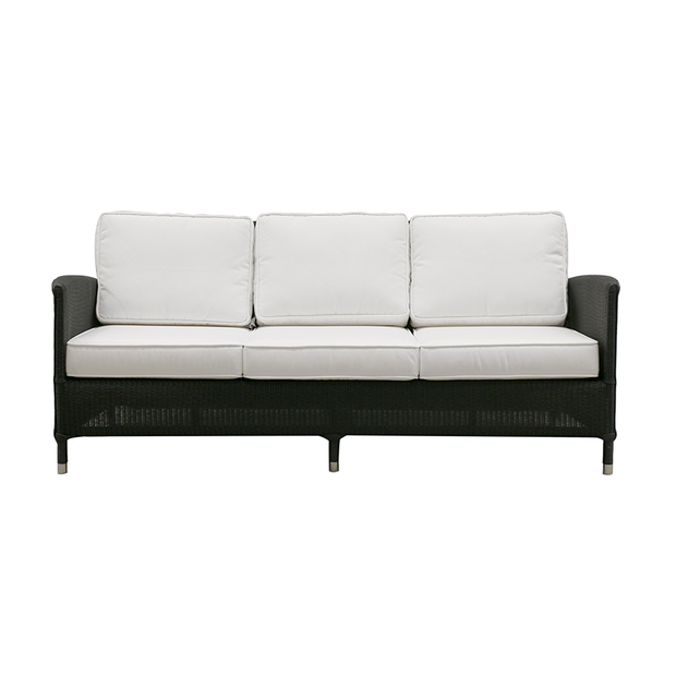 Vincent Sheppard Deauville 3 Seater Outdoor Sofa Black