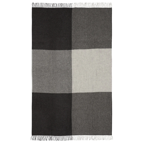 Riverton Wool Throw - Charcoal