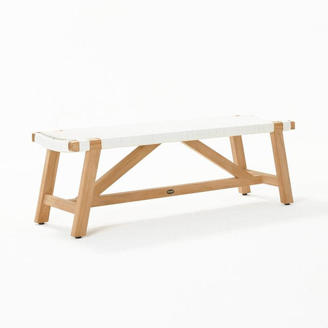 Devon Jackson Outdoor Bench Seat - White - 1400